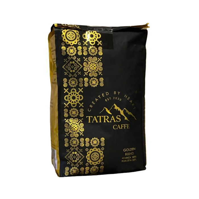 Káva>Zrnková káva TATRAS Caffe Golden blend 80/20%